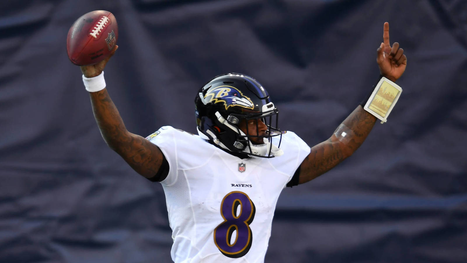 lamar jackson away jersey