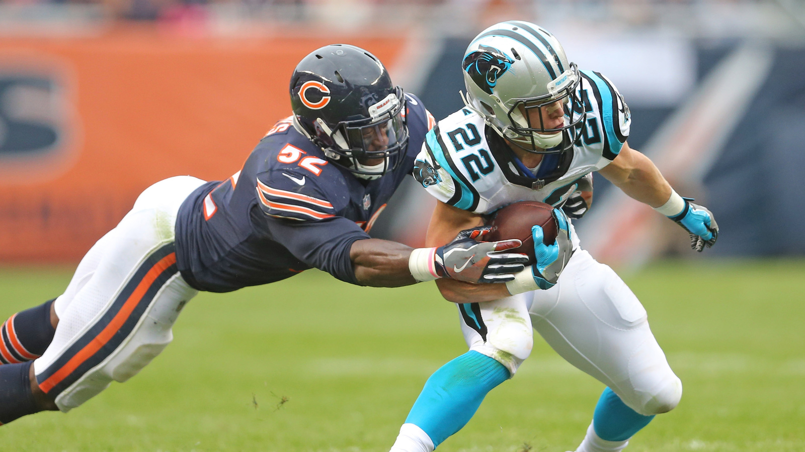 Christian McCaffrey sets Panthers record for most catches by RB