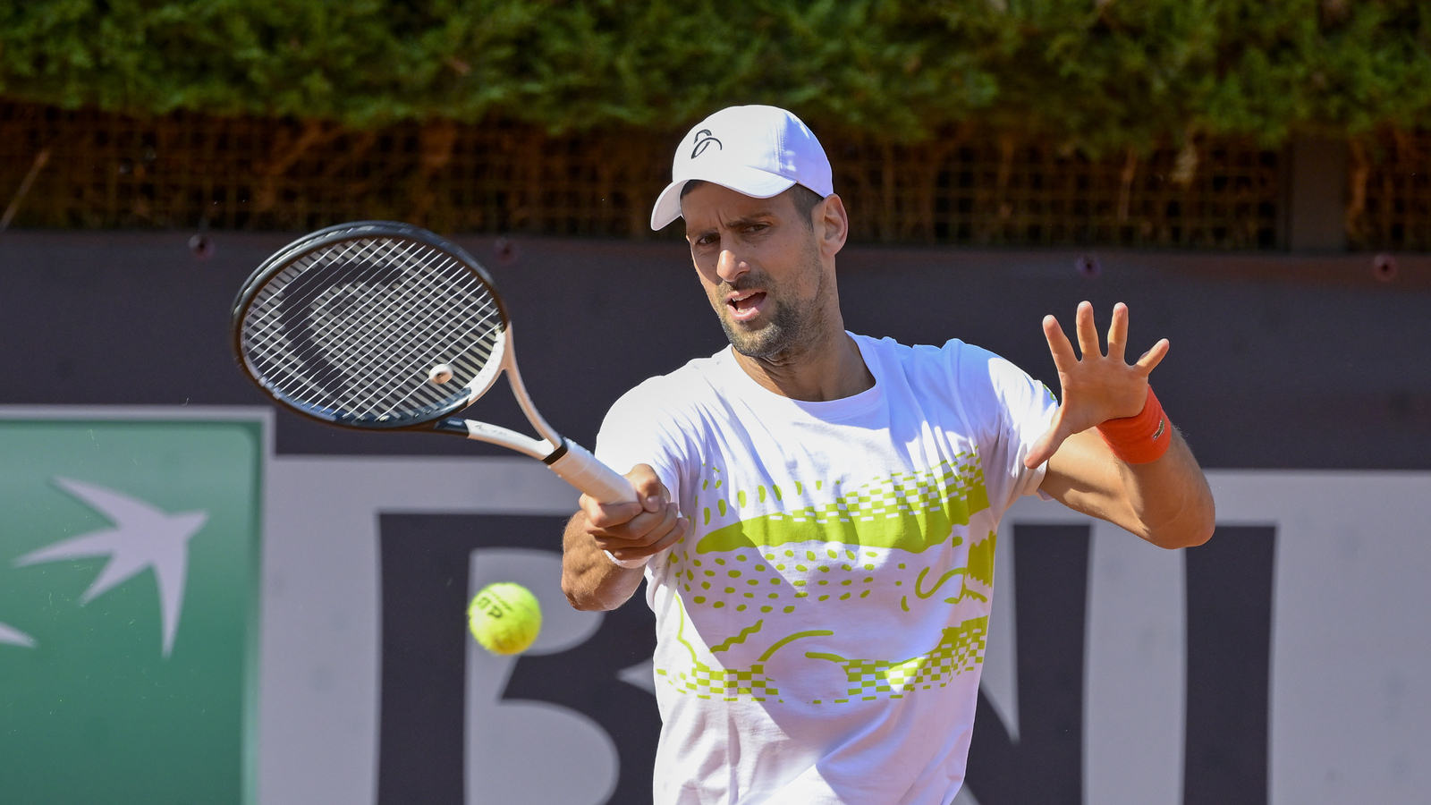 Worrying Scenes As Djokovic is Forced To Put Protective Elbow Sleeve On After 1 Game