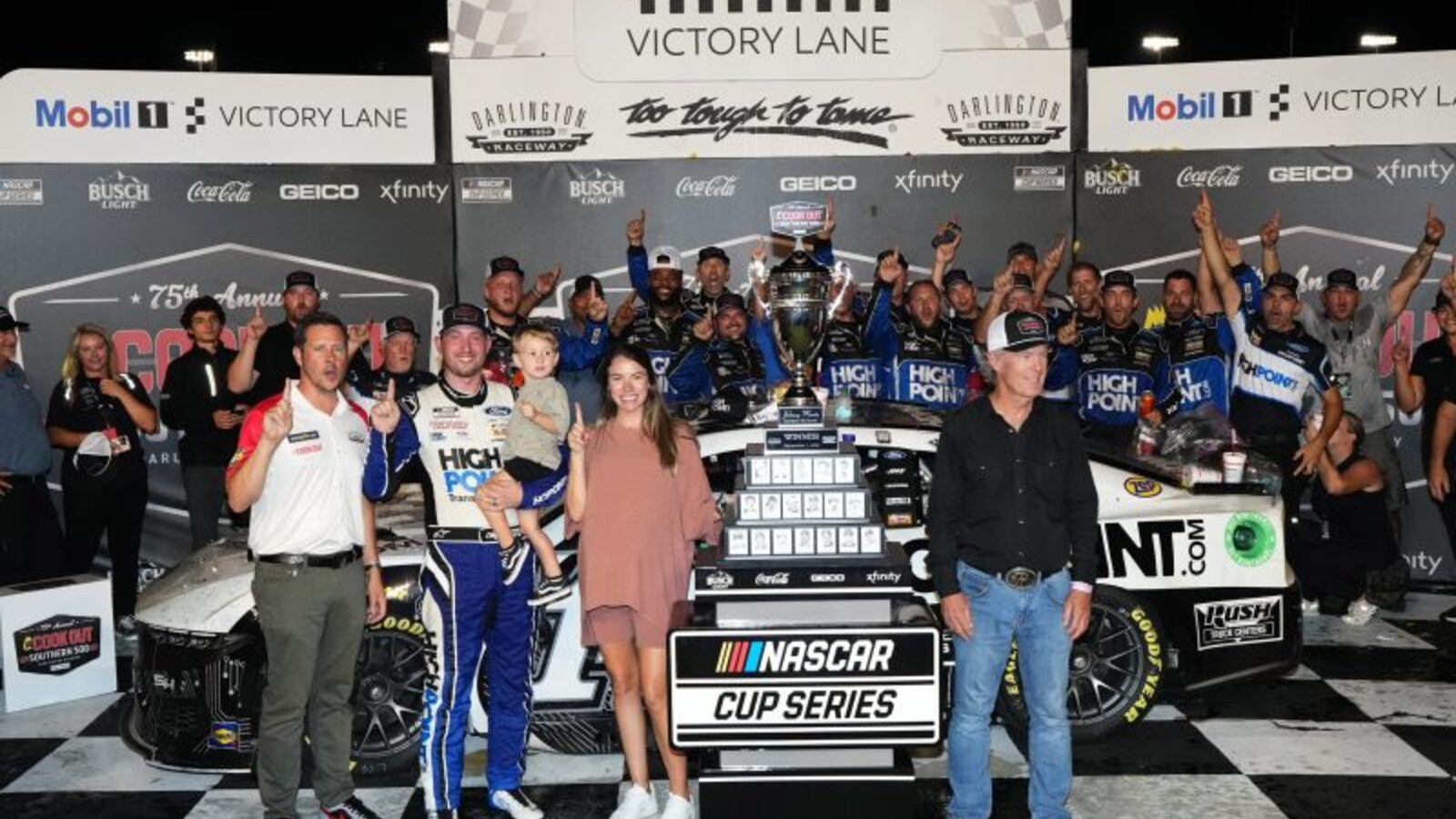 Chase Briscoe Defends Darlington Title: Notches 2nd Consecutive Playoff Win at the Cook Out Southern 500