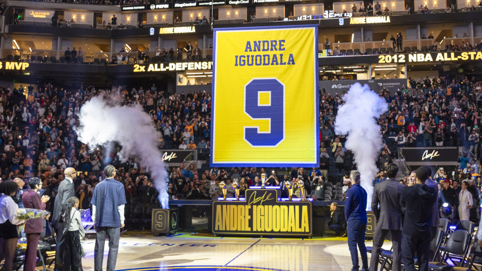 Andre Iguodala's jersey retirement shows trend associated with big honor