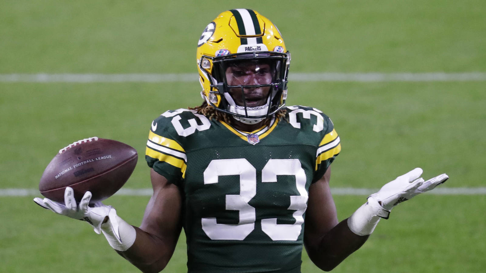 Packers Rb Aaron Jones Calf Out Vs Vikings Yardbarker