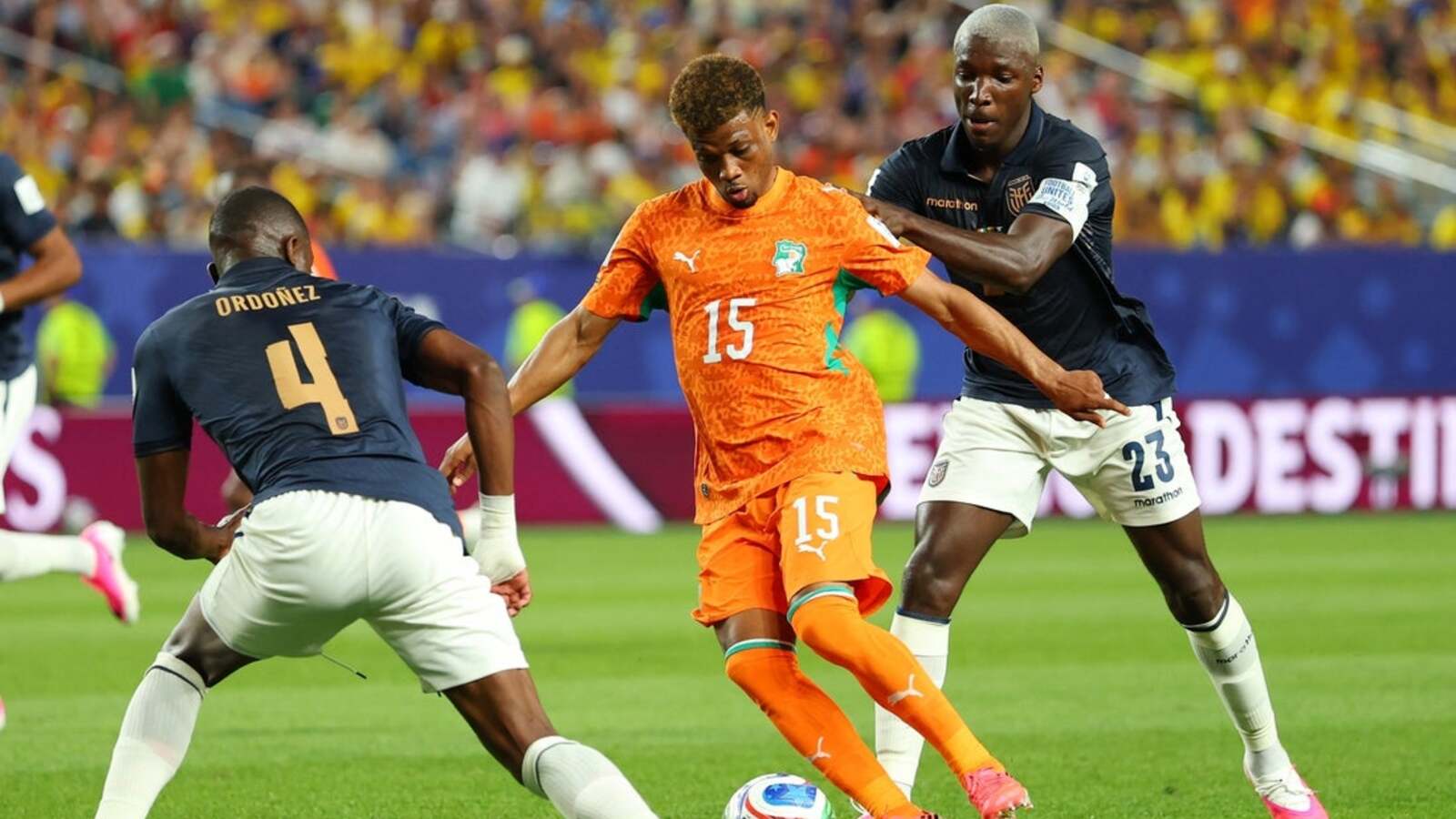 Ivory Coast break deadlock in 90th minute to defeat Ecuador