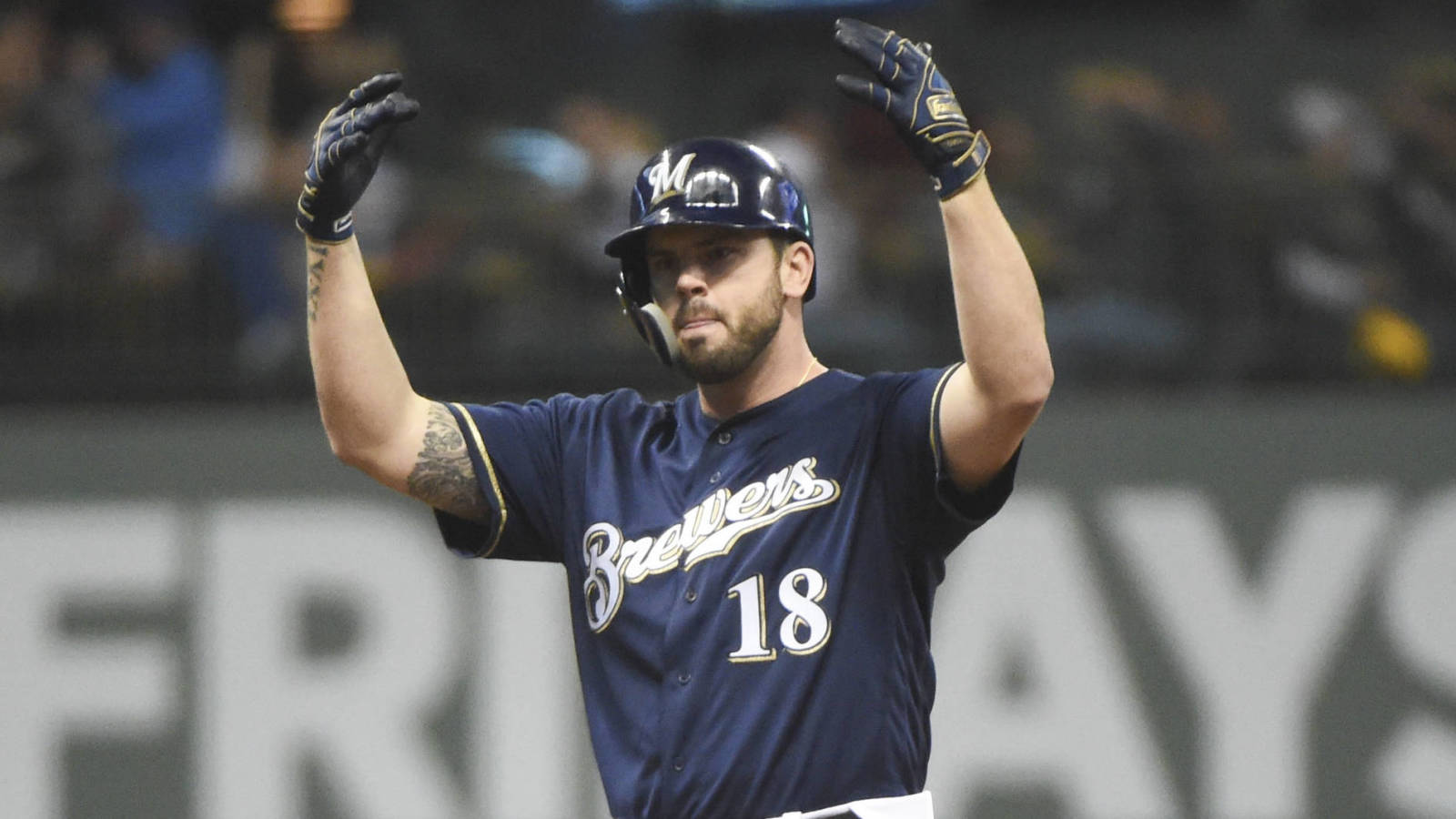 mike moustakas brewers jersey