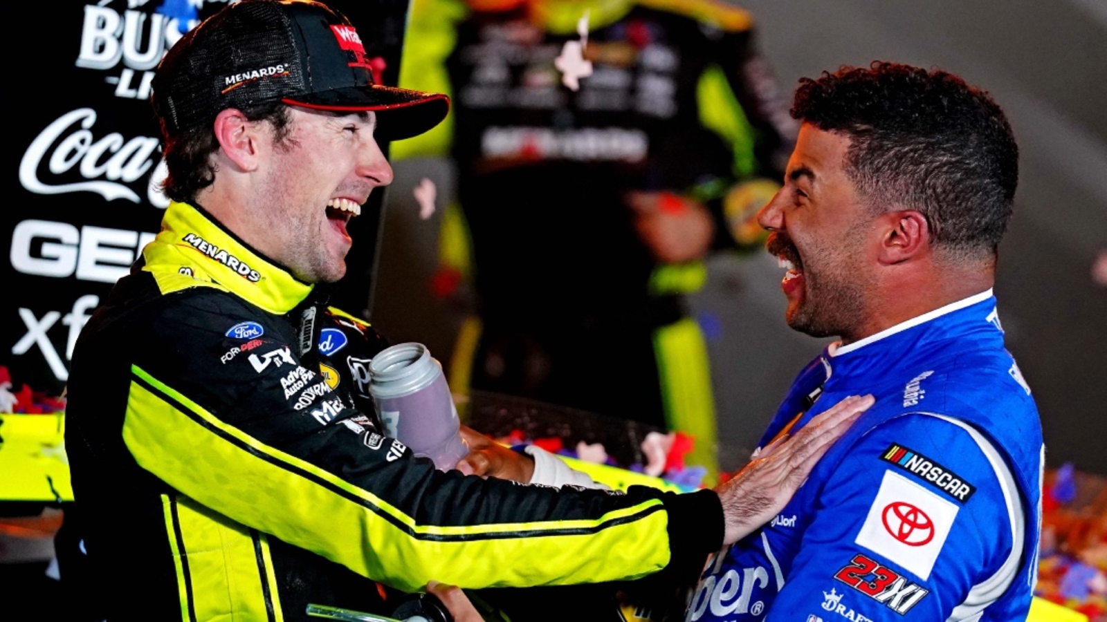 Bubba Wallace trolls father-to-be Ryan Blaney hard ahead of NASCAR qualifying at Sonoma