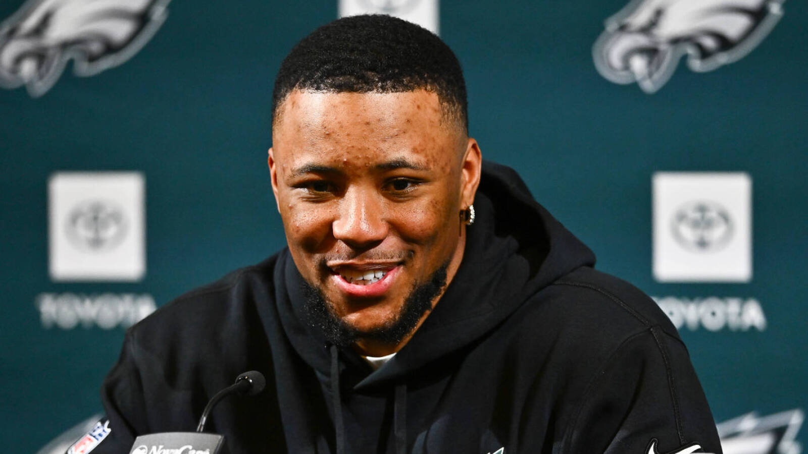 Eagles' Saquon Barkley opens up about unexpected feud with Giants legend