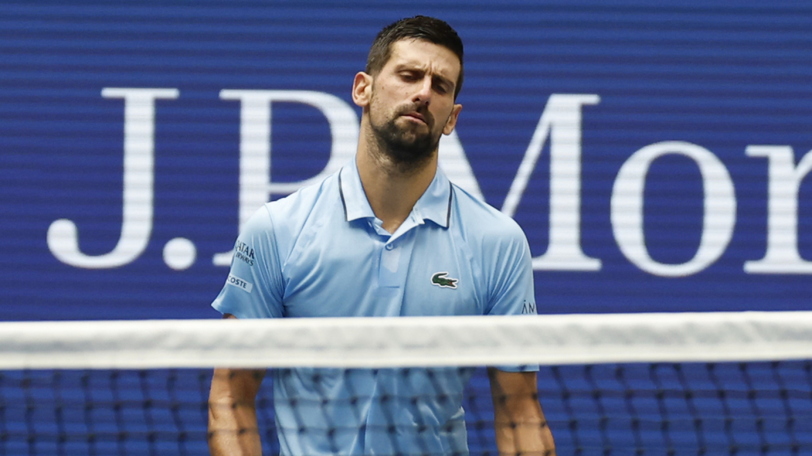 (In Pictures) Novak Djokovic Throws Up for the Second Successive Match in Shanghai Amid Complicated Conditions