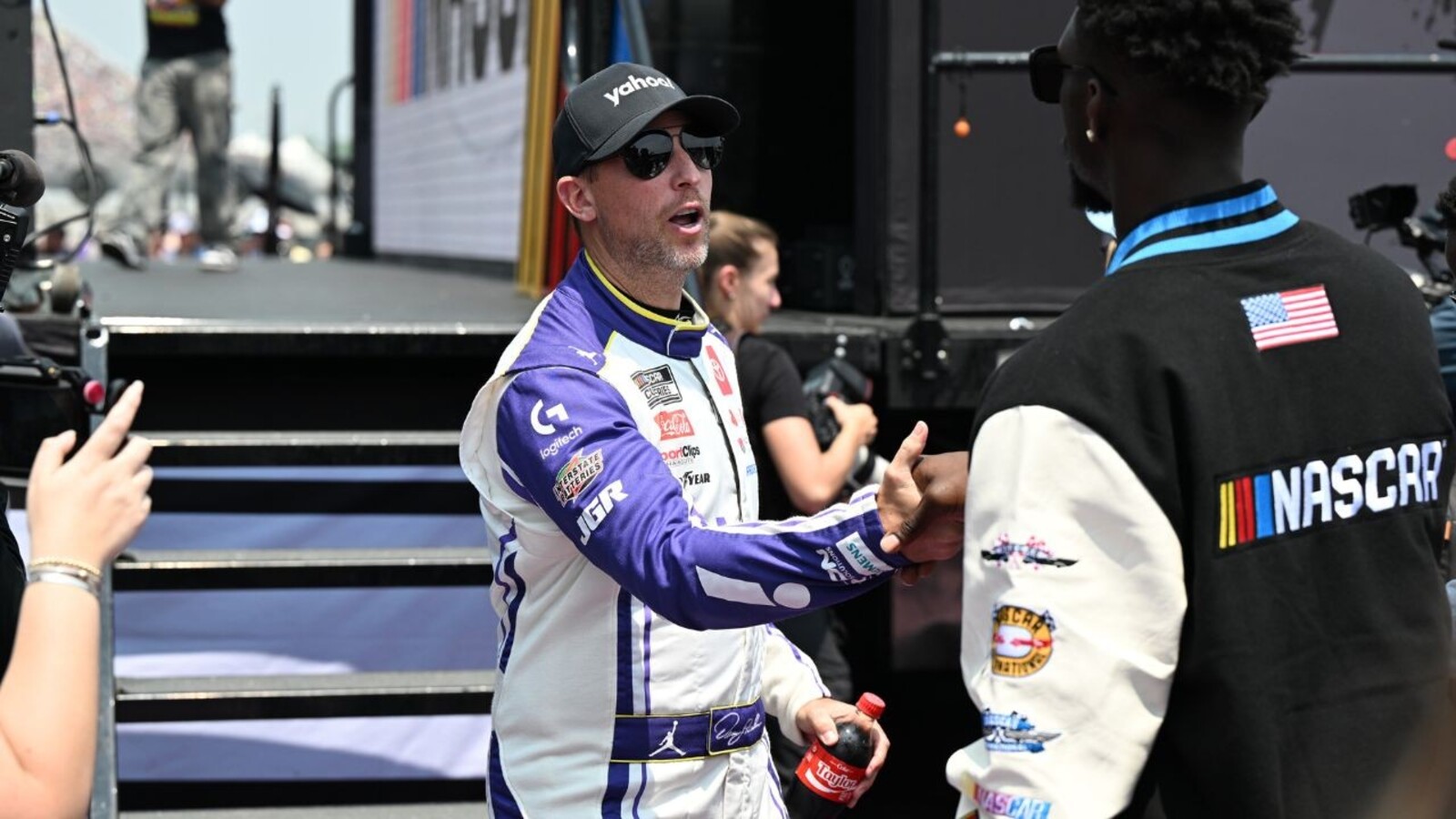 Denny Hamlin Downplays Race Manipulation at the ROVAL, Insists The Finish 'Played Out Naturally'