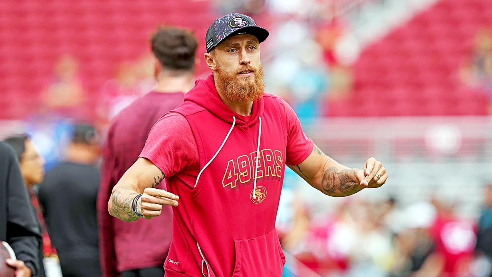 49ers TE George Kittle responds to speculation about injury setback