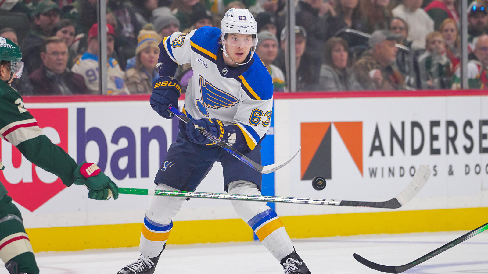 Blues’ Jake Neighbours Getting His Chance to Shine