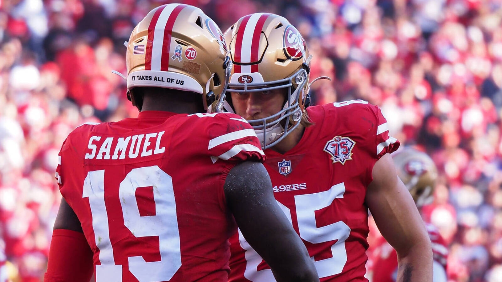 49ers All-Pro TE George Kittle expects Deebo Samuel contract news 'in three weeks' - NewsOpener