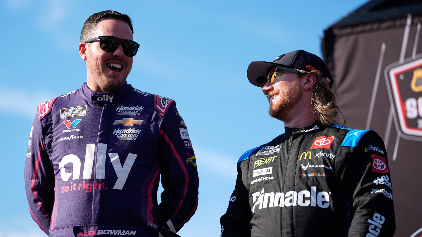 Riley Herbst Makes Contact with Alex Bowman Causing Unexpected Stage 1 Spin