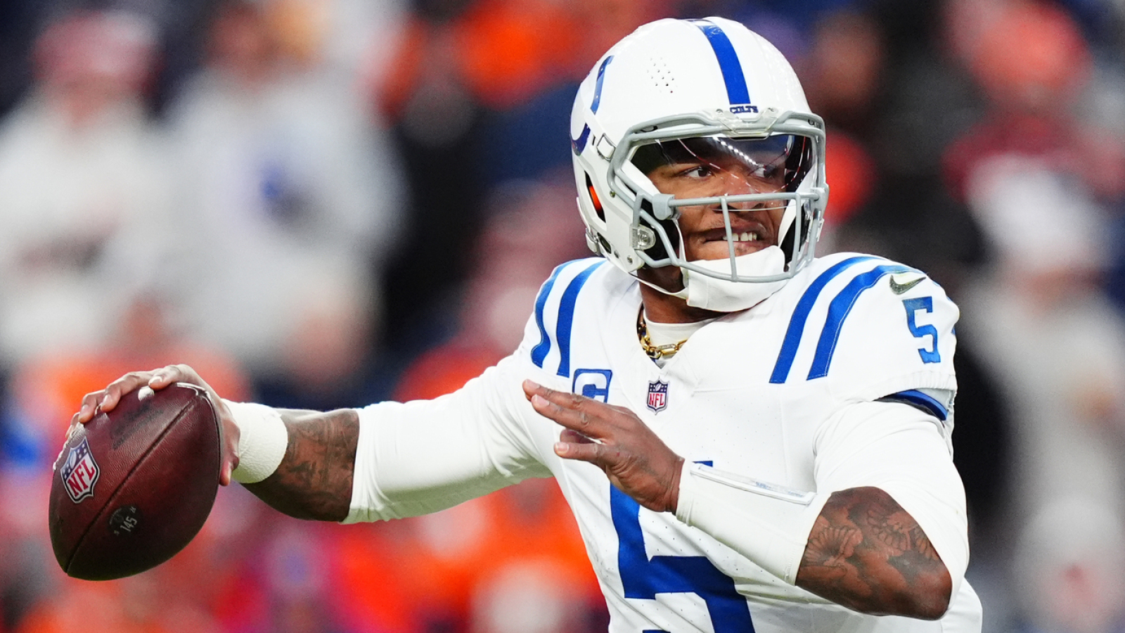 Colts' Anthony Richardson discusses viral moment with Vikings' Kevin O'Connell