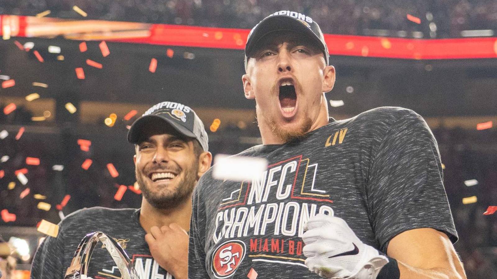 George Kittle Hilariously Trolls Jimmy Garoppolo In 49ers Zoom Meetings Yardbarker