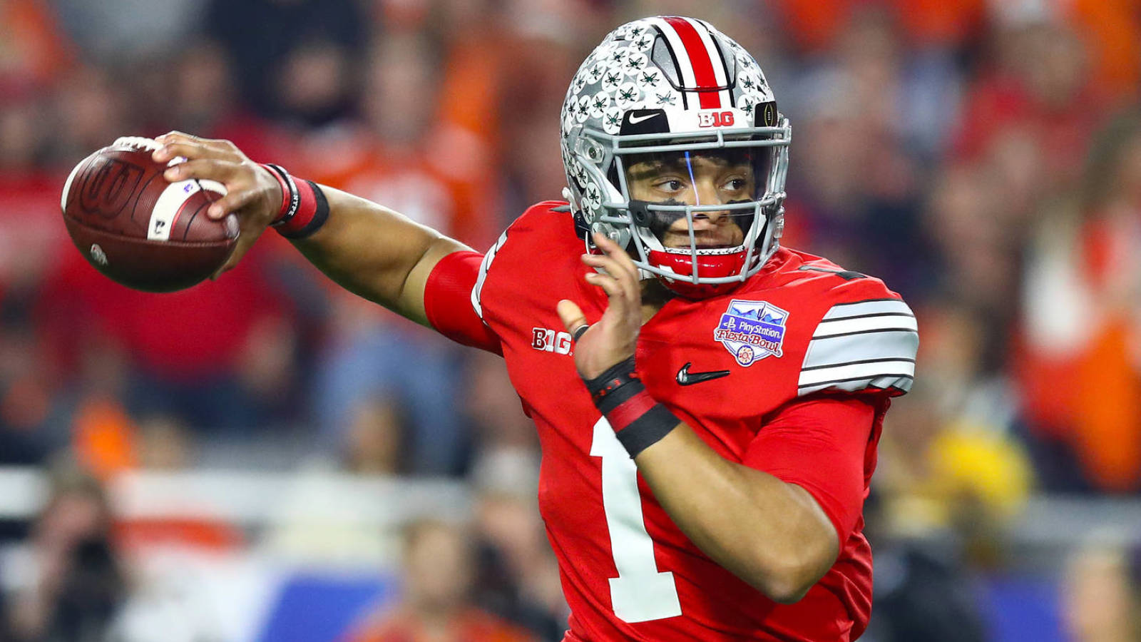 Ohio State Football Qb Justin Fields Must Take Giant Leap To Take Buckeyes To Cfb Playoff Yardbarker