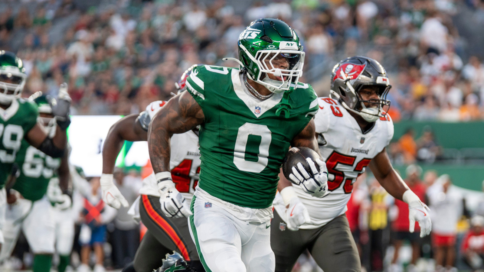 Three Jets Who Deserve Praise In Preseason Loss Against Buccaneers