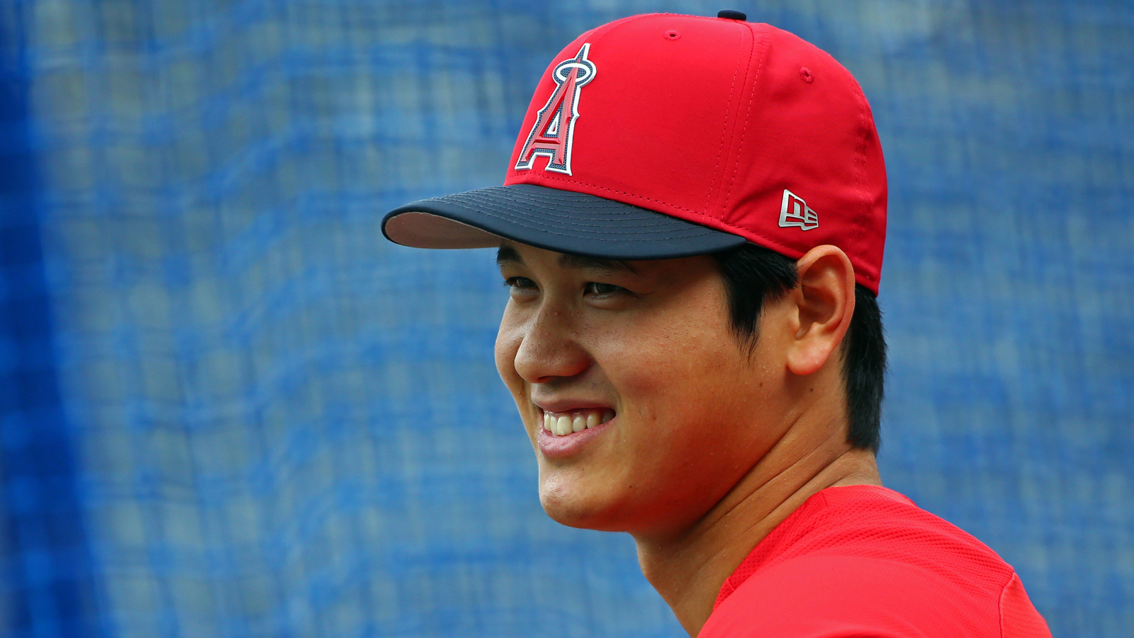 angels batting practice hat