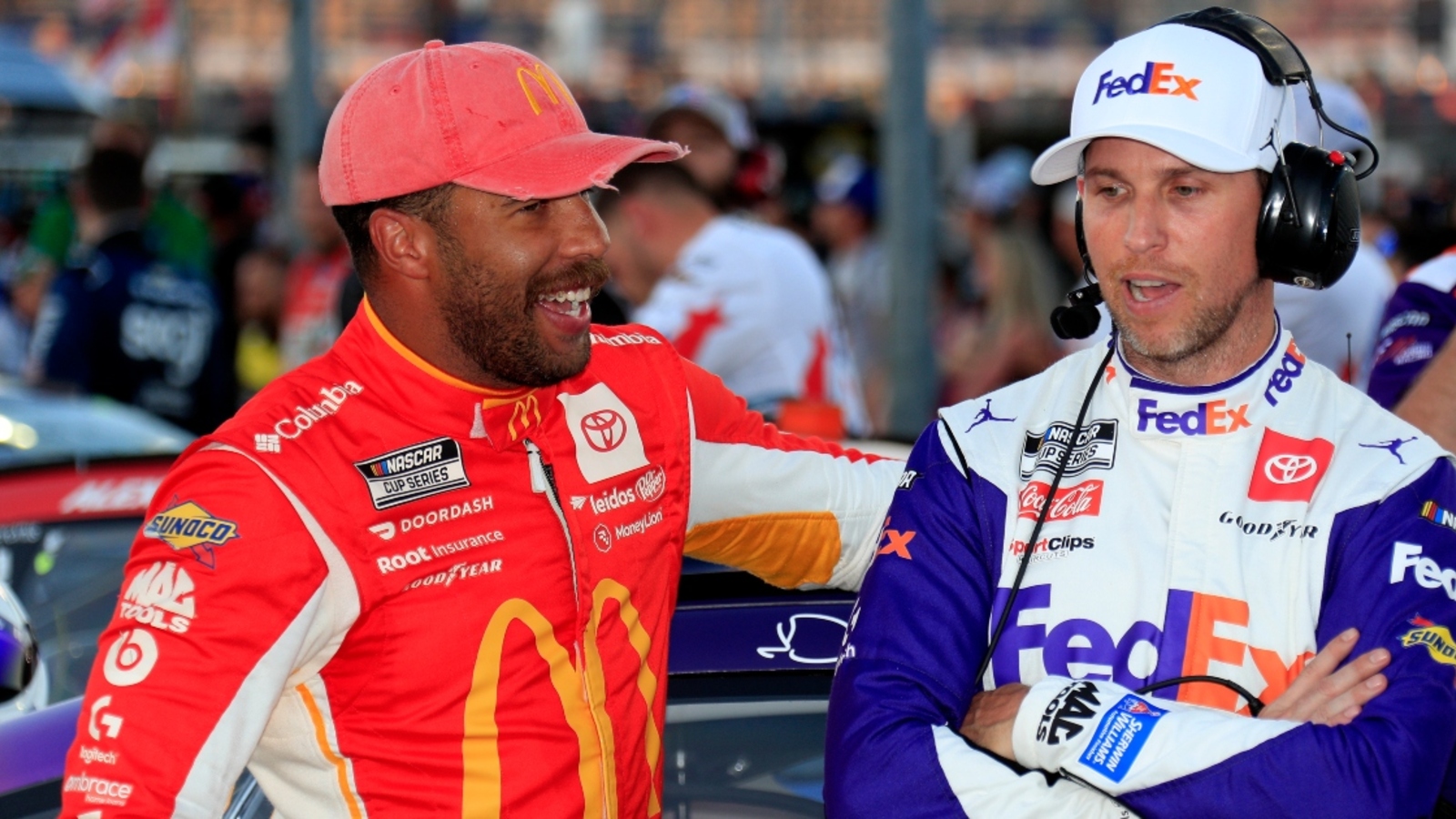 Denny Hamlin predicts where Bubba Wallace will finish in 2024 NASCAR standings