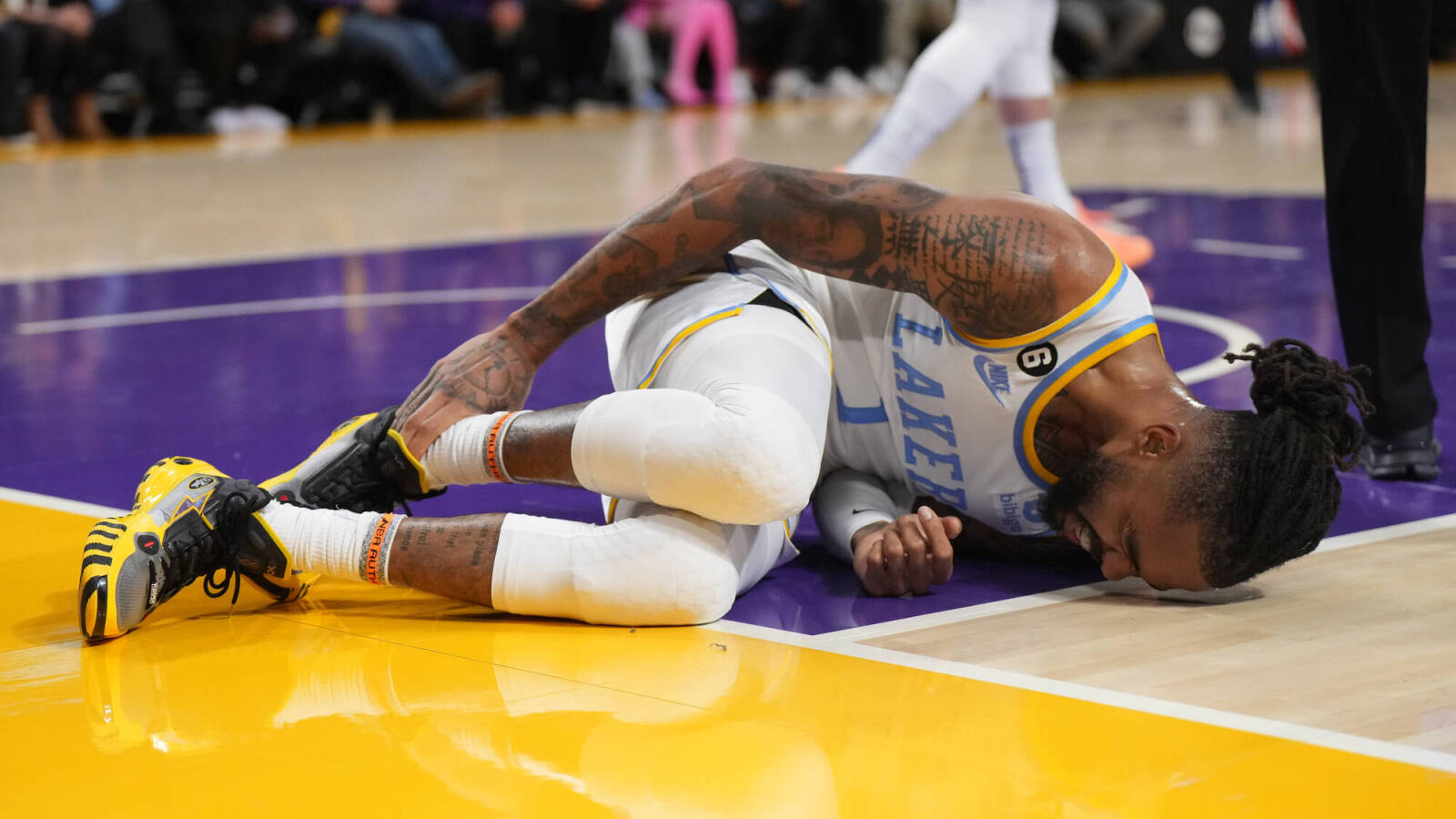 Lakers' D’Angelo Russell 'not worried' about ankle injury