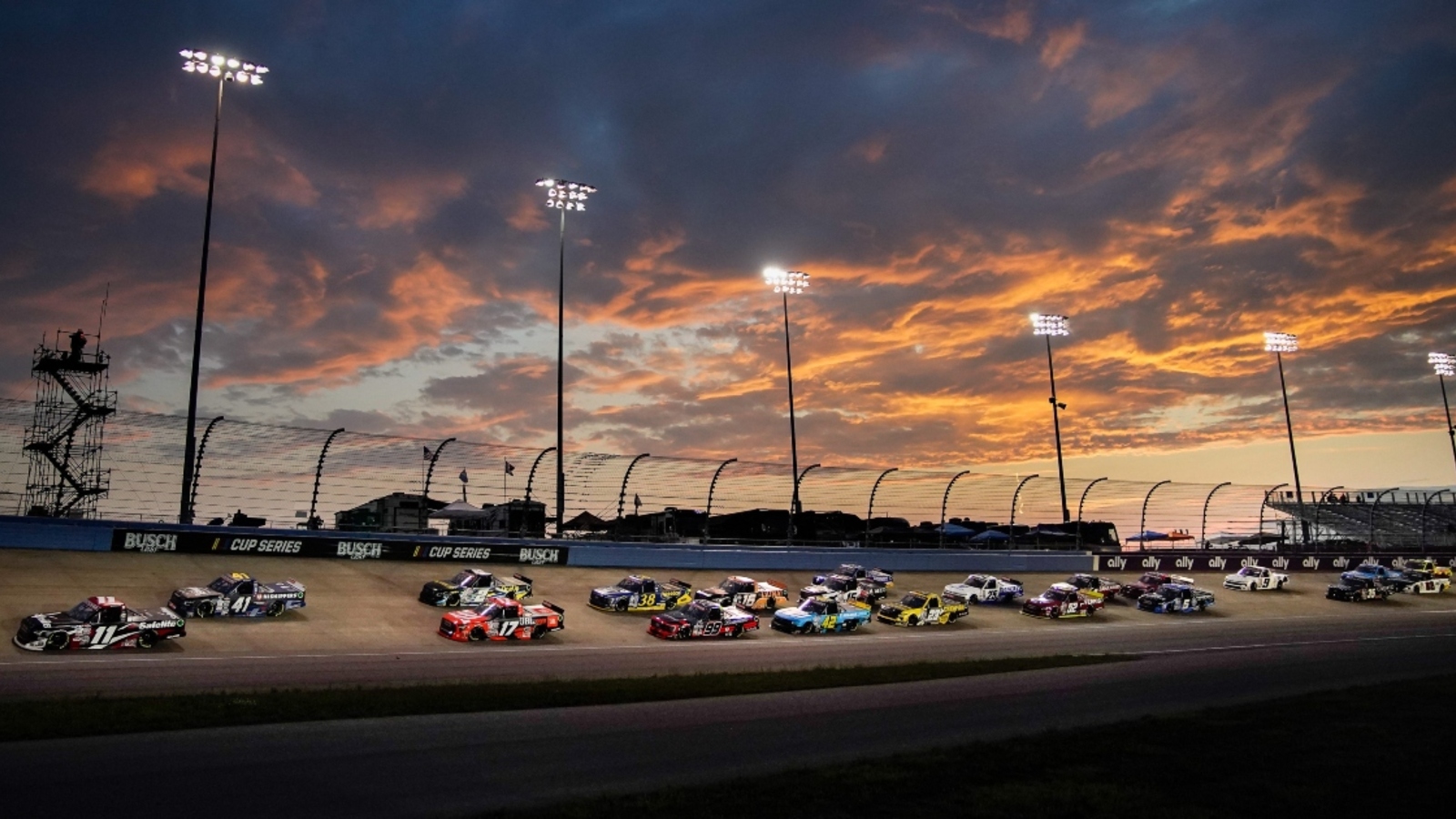 NASCAR Truck Series qualifying canceled at Nashville due to rain, Corey Heim on pole