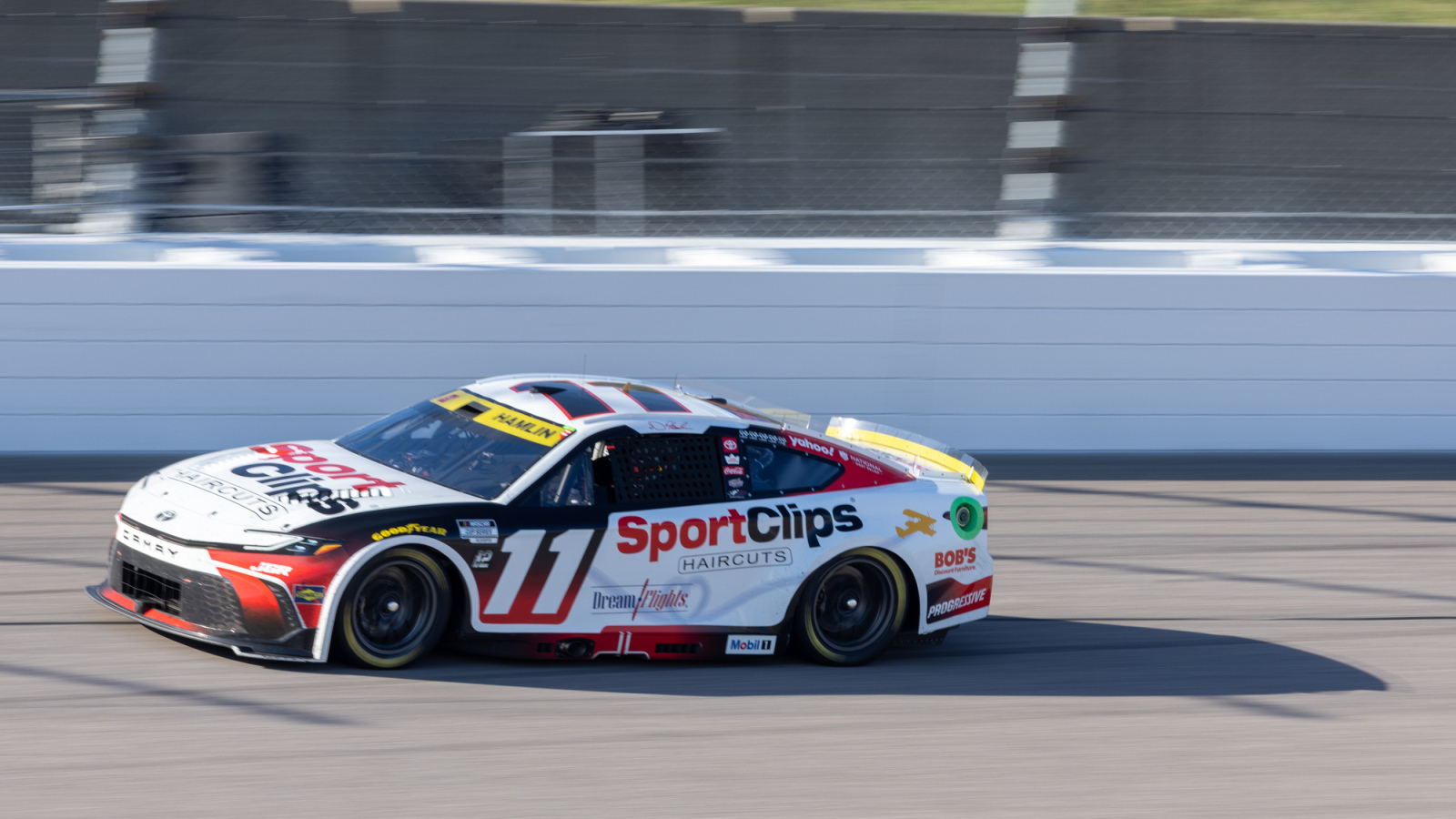 Denny Hamlin hits back at critics following last-lap contact with Bubba Wallace at Kansas