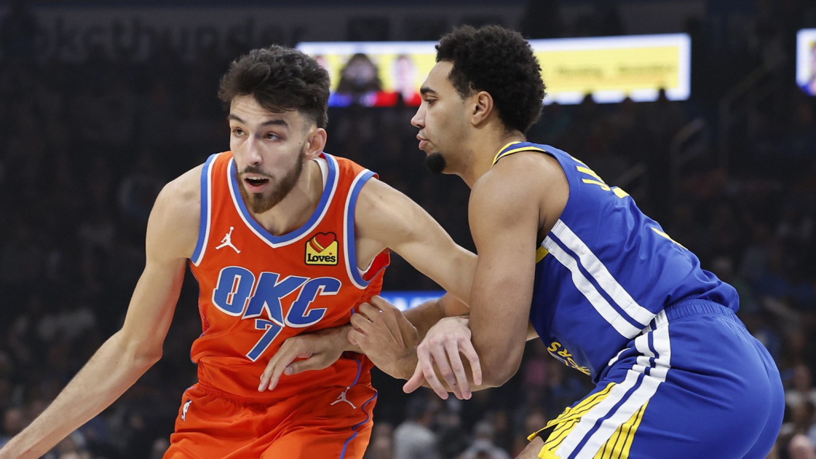 Thunder's Chet Holmgren carried off court with concerning injury