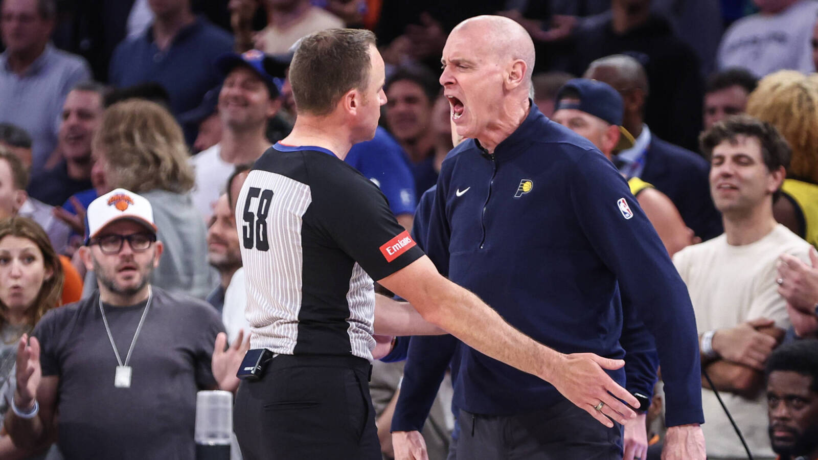 Pacers file shocking number of questionable calls after Game 2 loss vs. Knicks