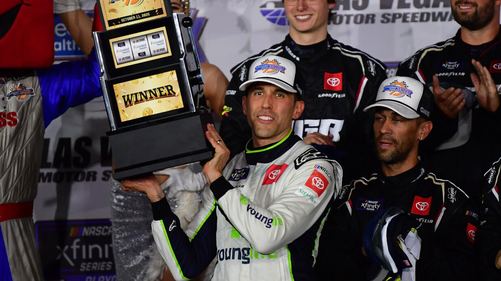 Sharing winning moments with family 'means the world' for Aric Almirola
