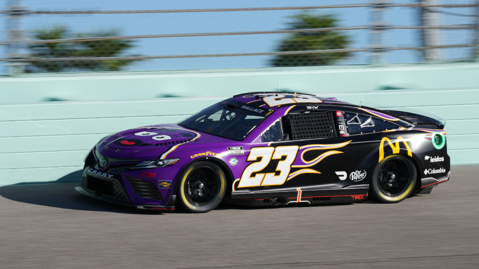 23XI Racing unveils McDonald's Grimace, Hamburglar and Birdie paint sc