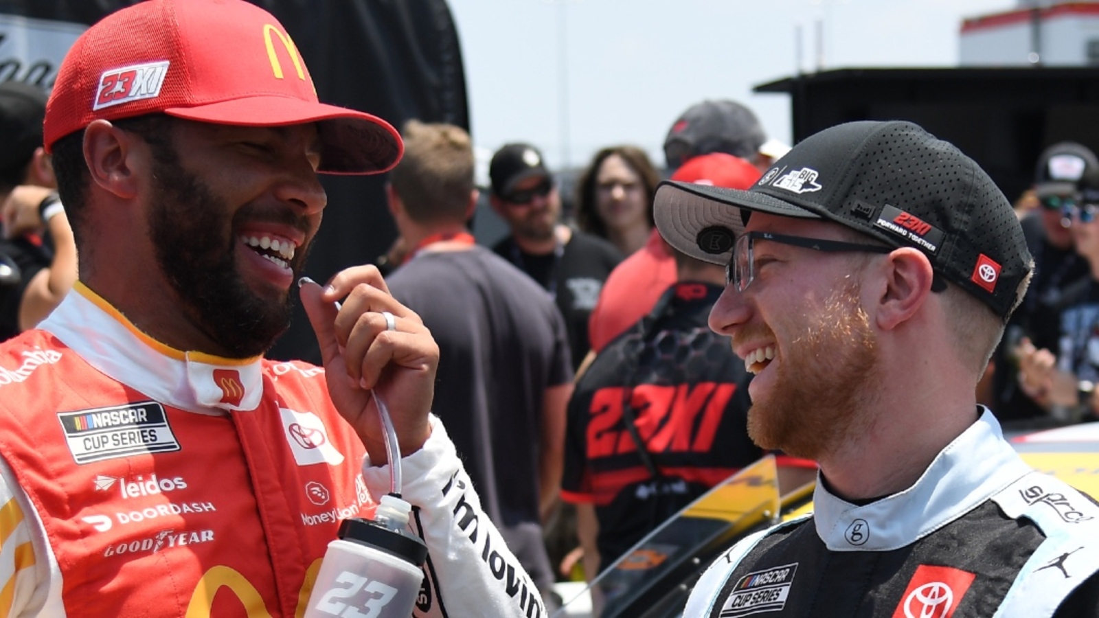 23XI roasts Bubba Wallace, Tyler Reddick with Coldplay concert kiss-cam scandal troll