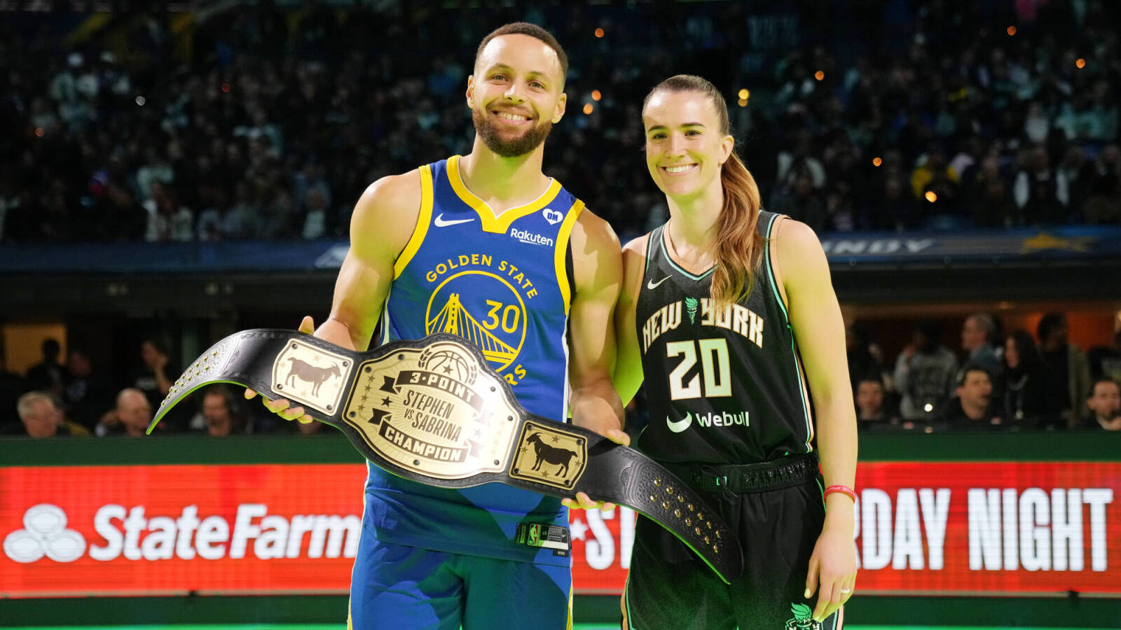 Sabrina Ionescu-Stephen Curry three-point shootout 'very likely' back in 2025, but with a twist