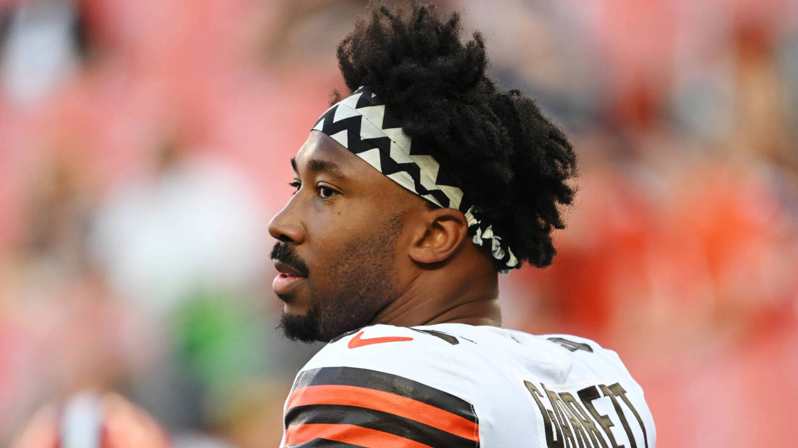 Browns All-Pro Myles Garrett not ruled out vs. Falcons after car crash - NewsOpener