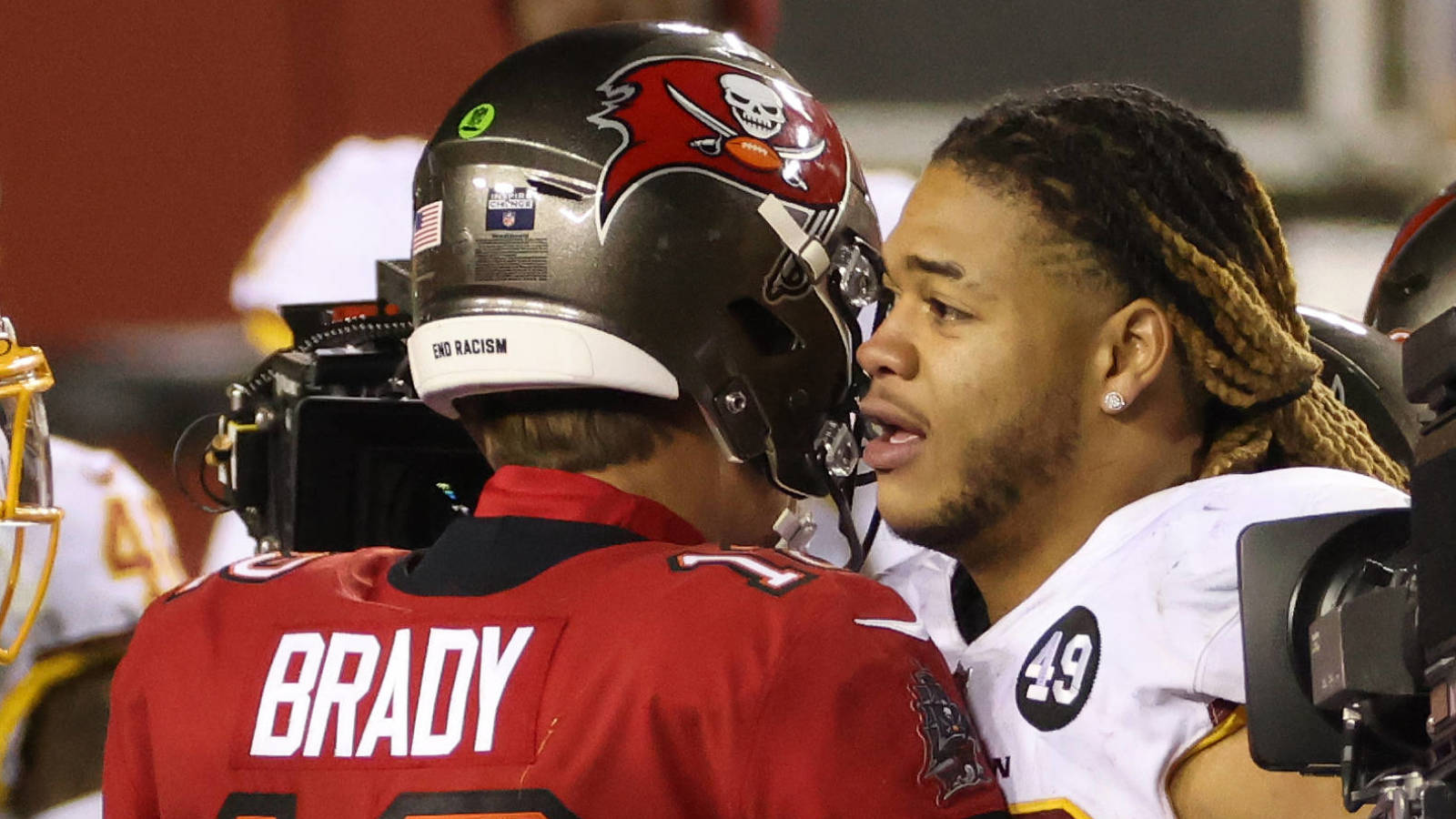chase young autographed helmet