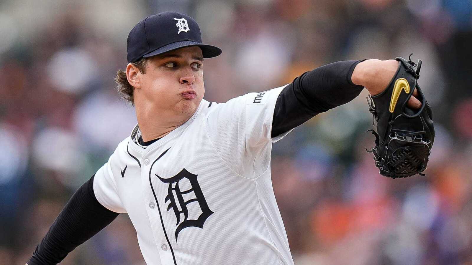 Tigers place former top prospect on IL with flexor strain