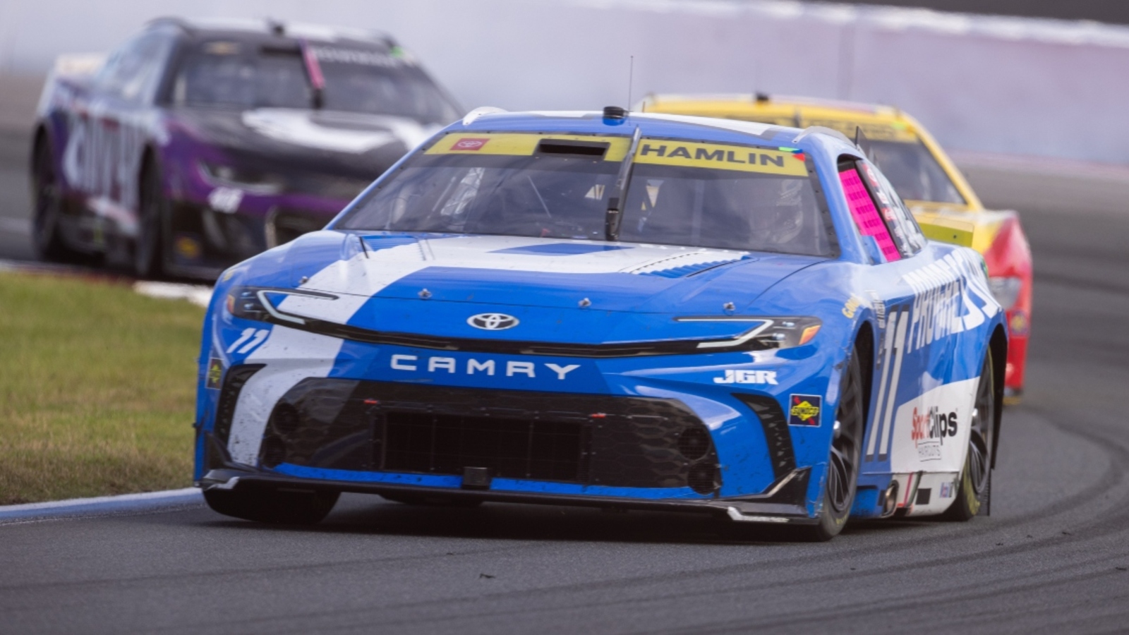 Denny Hamlin explains why easing off Ross Chastain at Charlotte wouldn’t be ‘race manipulation’