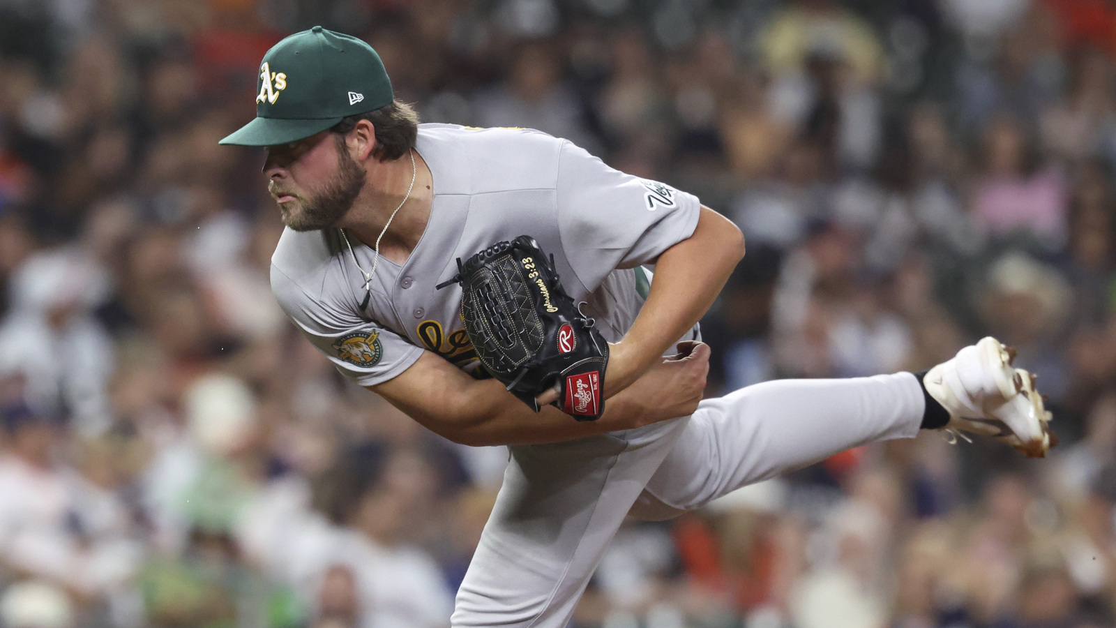 Barnett dominates in relief, but A’s fall 5-1 in Houston