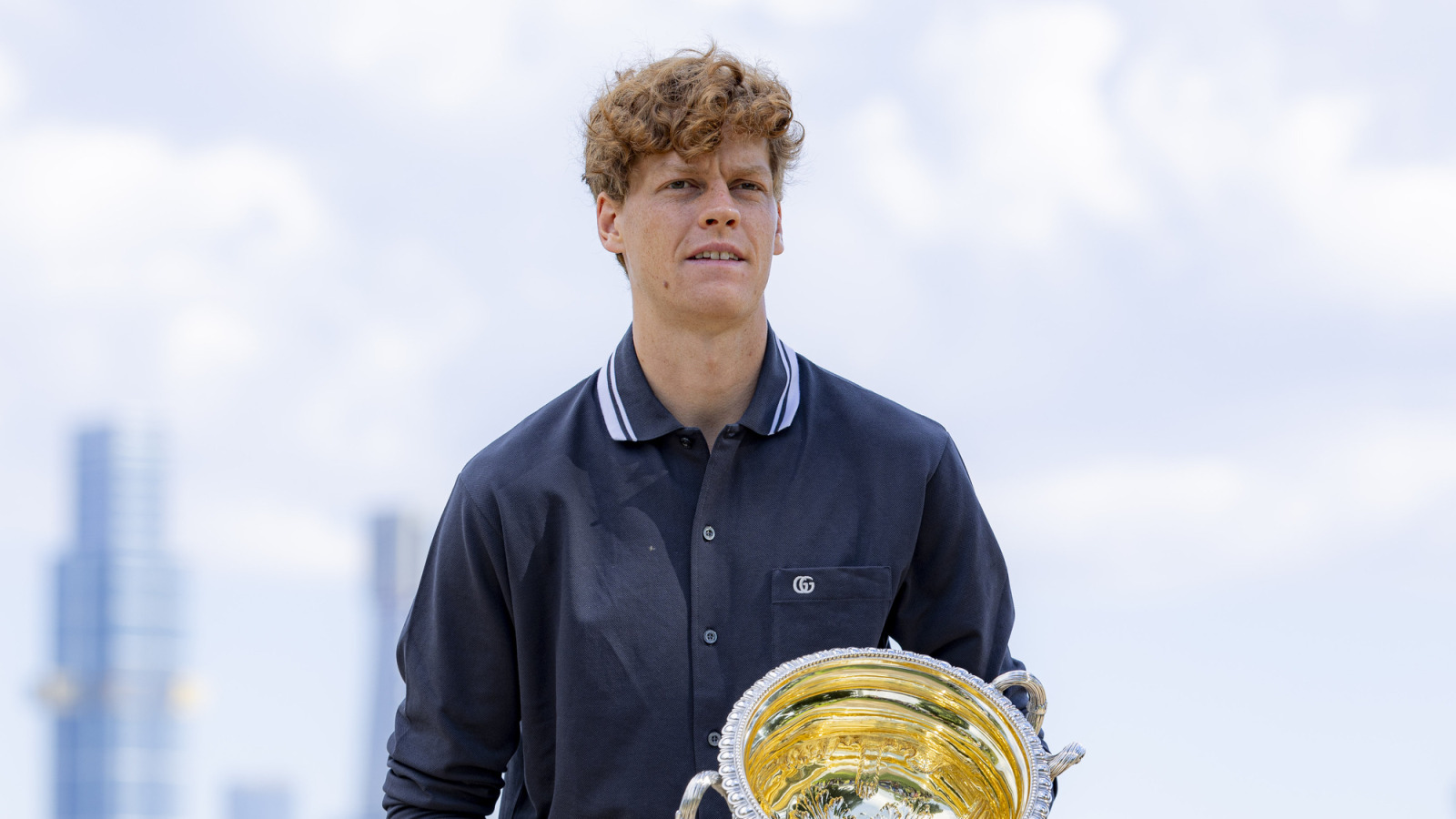 (In pictures) Jannik Sinner gets a snow sculpture in Italy after winning the Australian Open