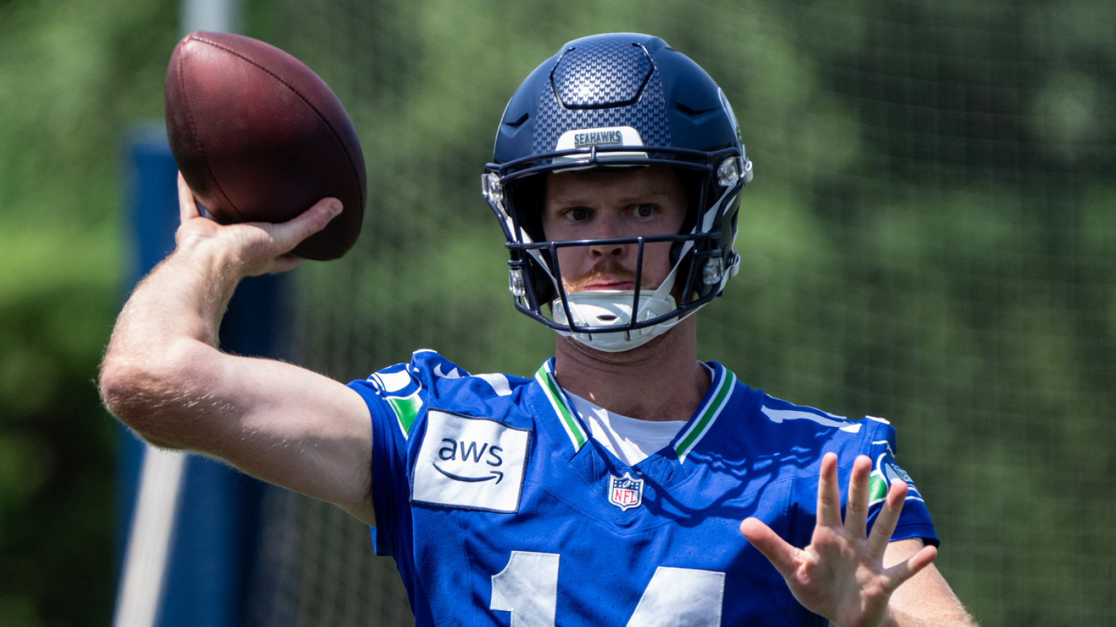 How Sam Darnold has been 'a pain in the butt' for Seahawks this summer