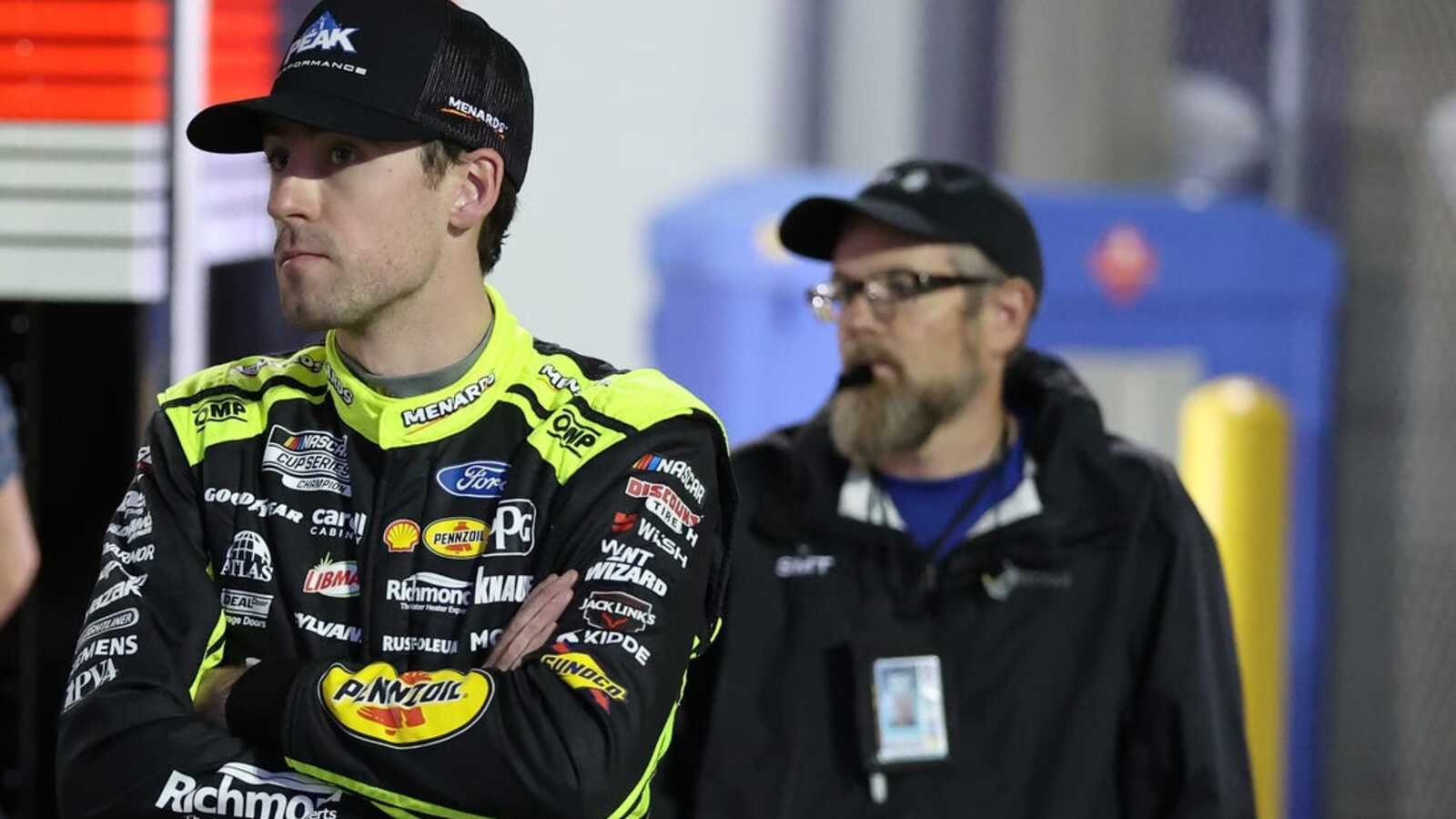 NASCAR notebook: Ryan Blaney calls for common sense on speedway pushing