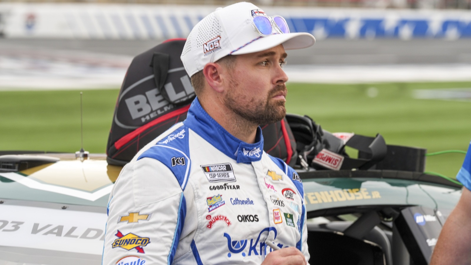 Josh Berry explains contact with Ricky Stenhouse Jr. under caution before final restart