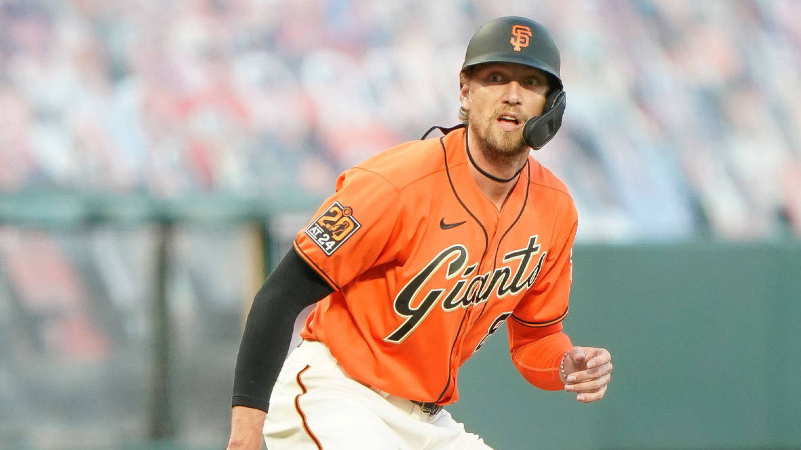 hunter pence orange jersey