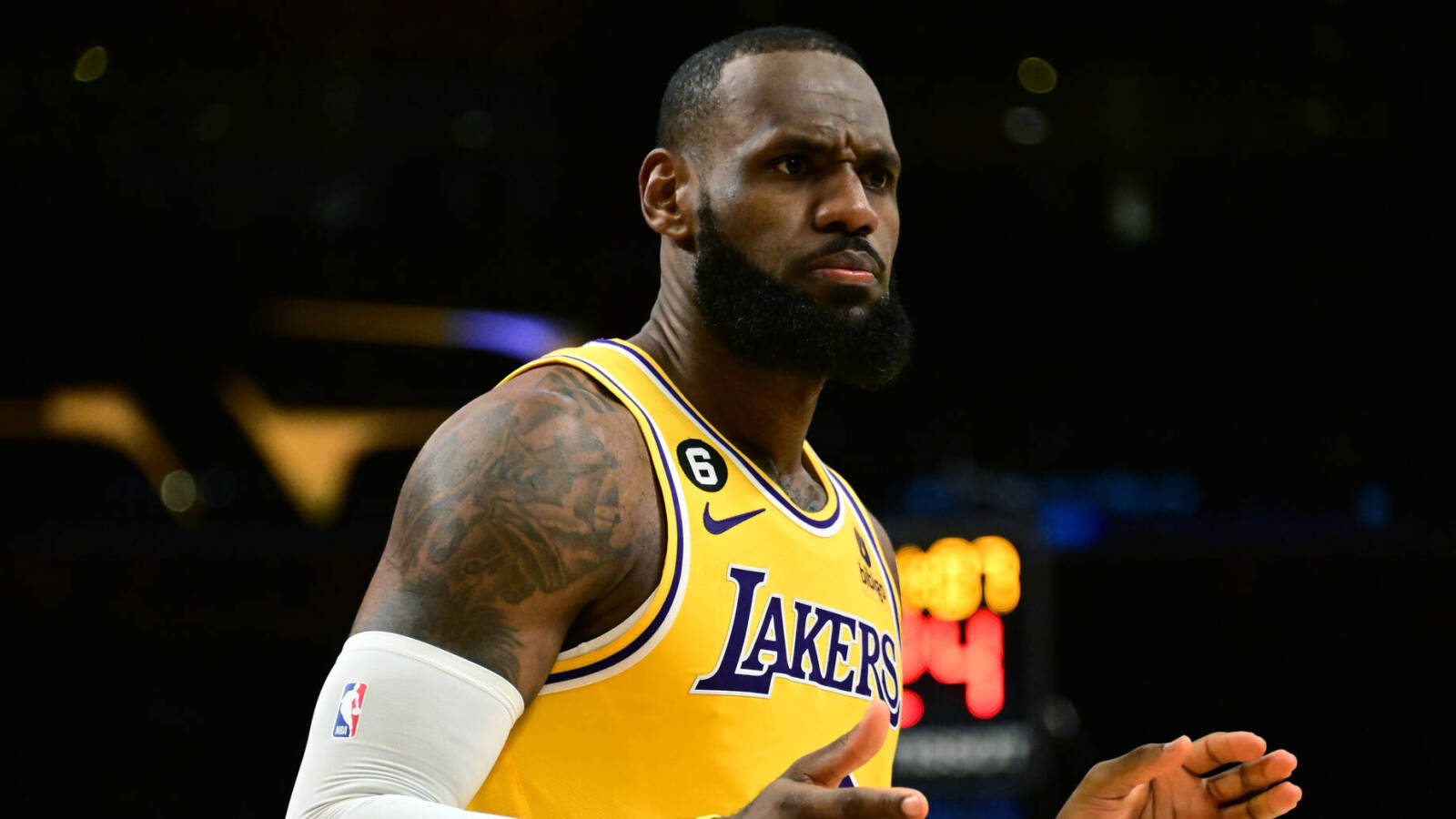 Watch: Marine chugs beer at Lakers game in most epic way possible