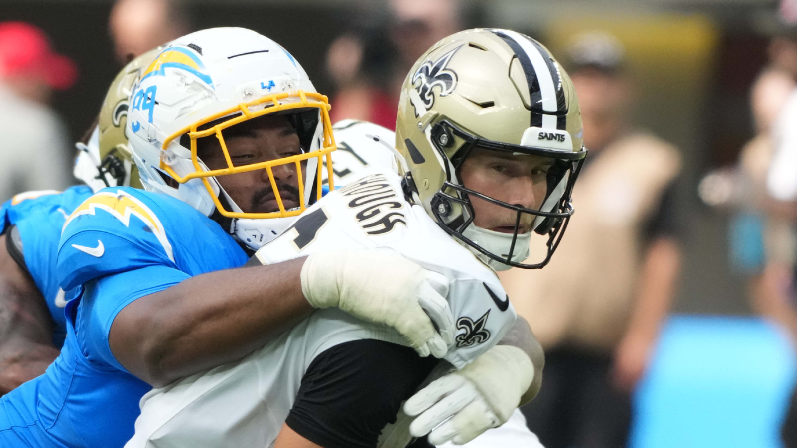 Saints HC addresses how Tyler Shough responded to 'welcome to the NFL' moment