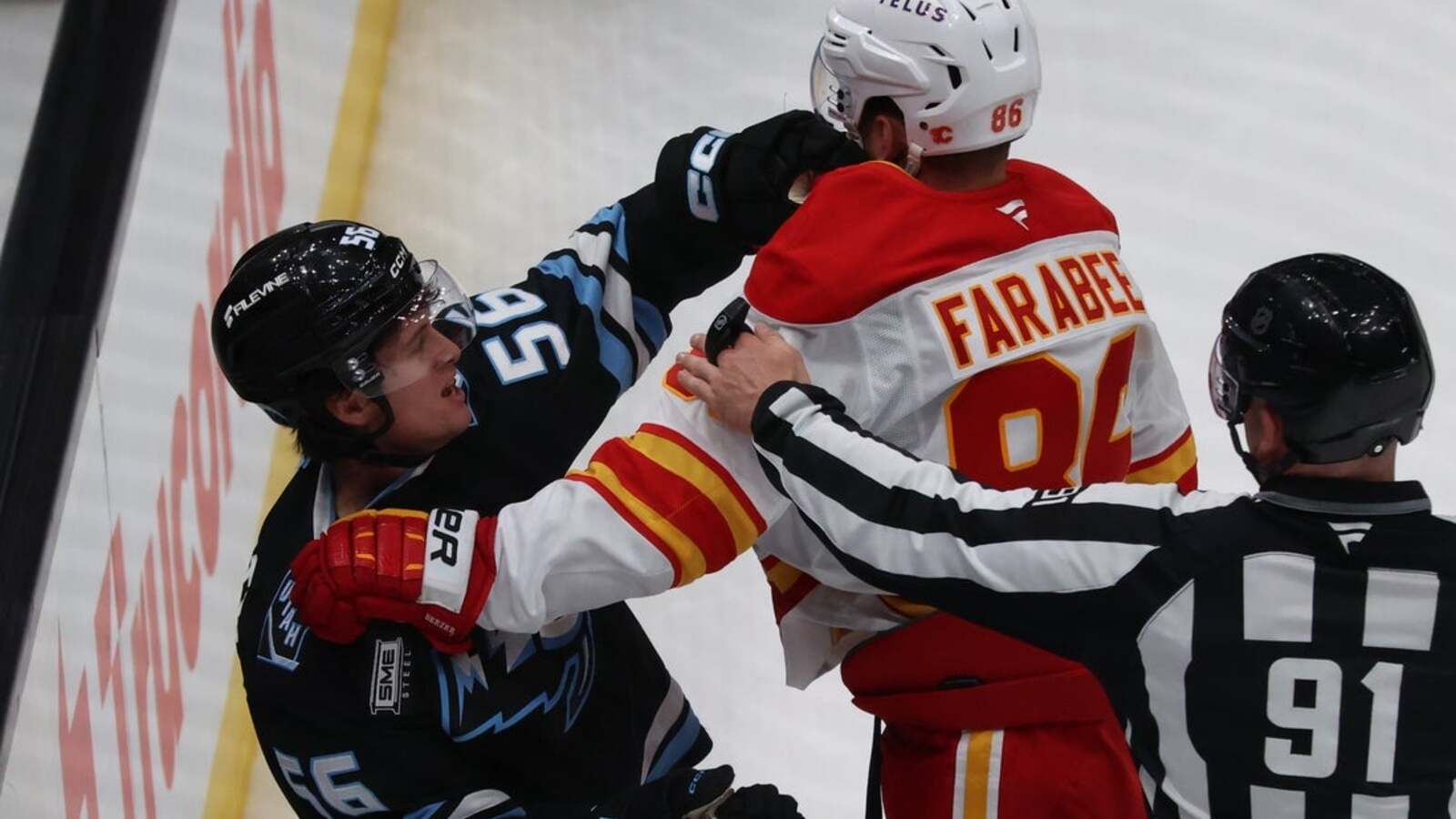 Mammoth hang on vs. Flames in home opener