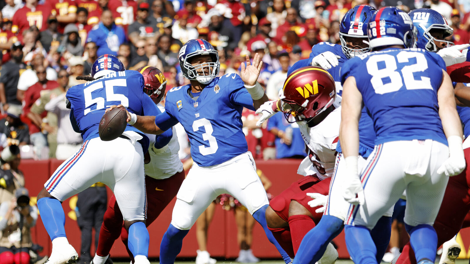 Giants prefer to keep Russell Wilson in place as starting QB