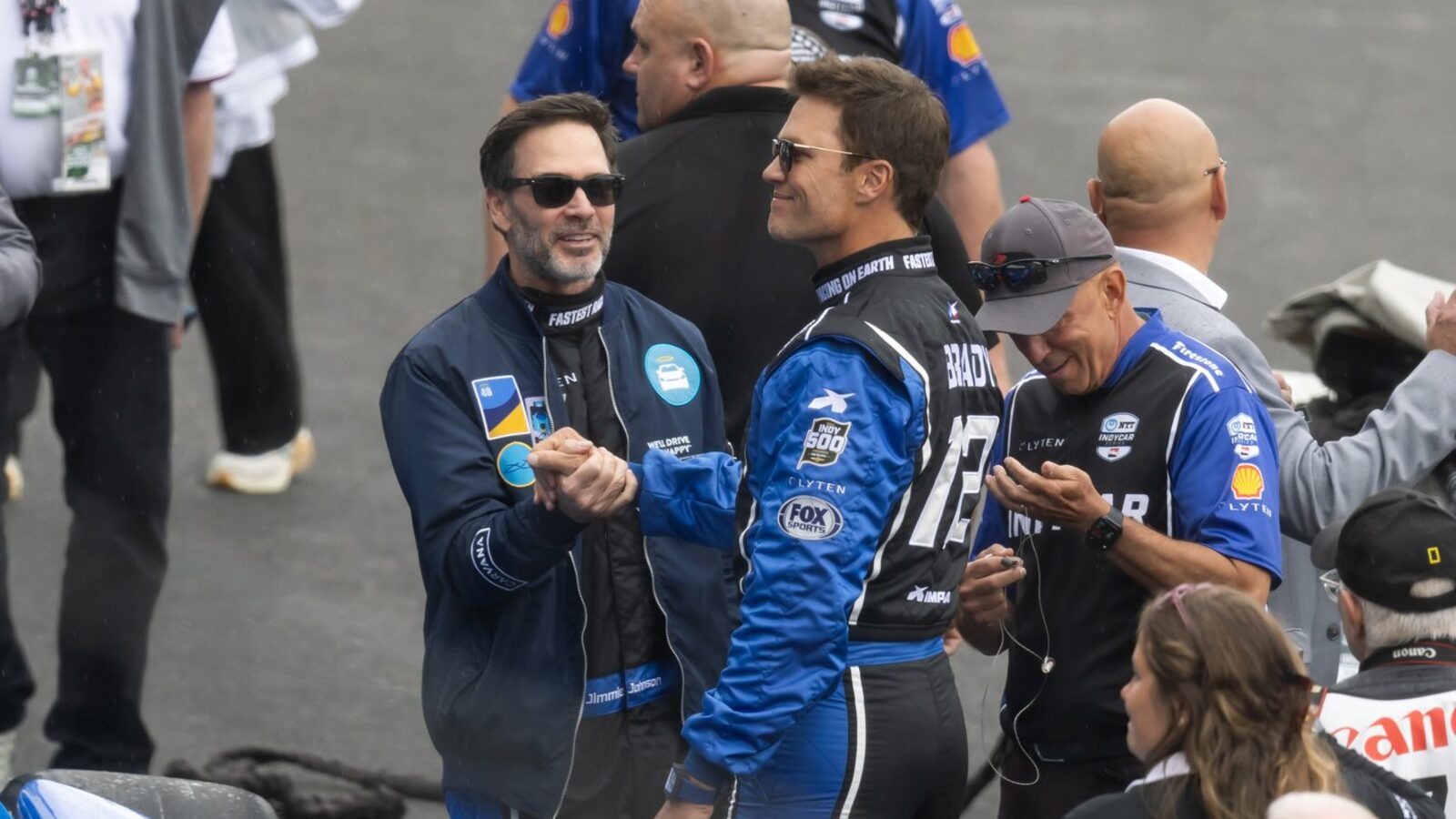 'Colts Fans Want To See Me Crash': Tom Brady Jokes With Jimmie Johnson During Indy 500