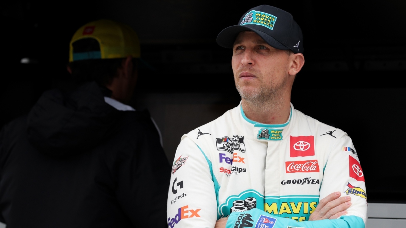 Kevin Harvick reveals ‘only rule’ Denny Hamlin broke in racing for win against Bubba Wallace at Kansas