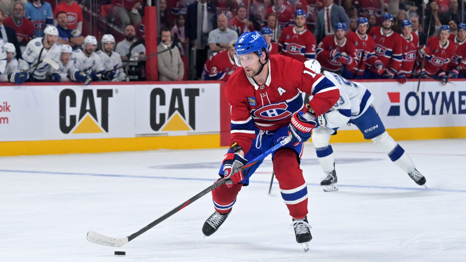 Juraj Slafkovský, Josh Anderson, and Kaiden Guhle were among the few players absent from practice