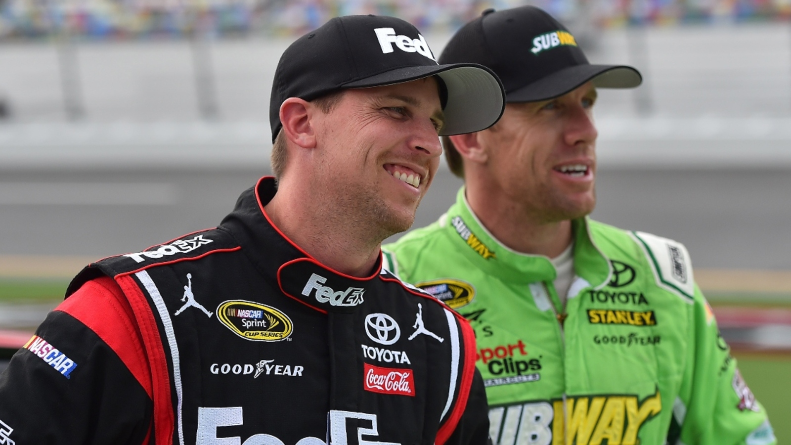 Carl Edwards makes wild request to Denny Hamlin if he wins at Darlington