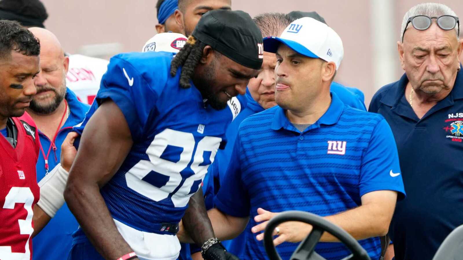 Giants WR unable to get NFL career going after another major injury